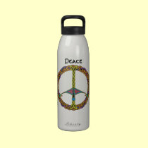 Celtic Peace Sign Water Bottle water bottles