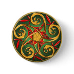 Celtic Pentacle Spiral buttons
