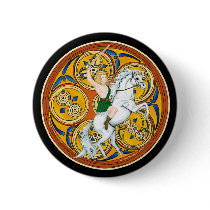 Keltischer Stift-und Knopf-keltischer Krieger Lugh buttons