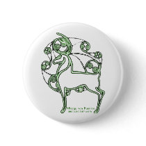 Celtic Pins and Buttons Herne Deer Design #4