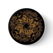 Celtic Pins und Buttons Samhain Katzen Design
