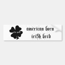 Celtic Quest "Born/Bred" Bumper Sticker