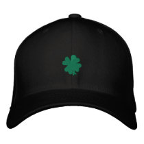 Celtic Quest "Green Clover" FlexFit Hat Embroidered Baseball Cap
