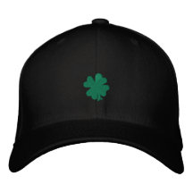 Celtic Quest "Green Clover" FlexFit Hat Embroidered Baseball Cap