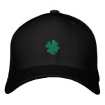 Celtic Quest "Green Clover" FlexFit Hat embroidered hats