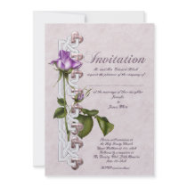 Celtic Rose Wedding Invitation