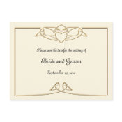 Celtic Save the Date postcards