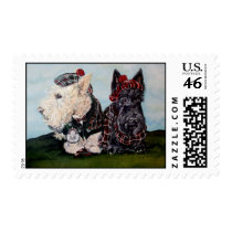 Celtic Scottish Terriers Stamps