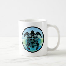 Celtic Sea Turtle Coffee Mugs