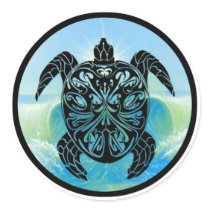 Celtic Sea Turtle stickers by PreciousDesigns Celtic Sea Turtle stickers