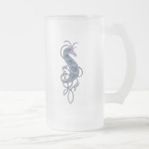 Celtic Seahorse Dragon mugs