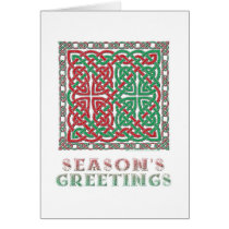 Celtic Season's Greetings Card cards
