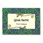 Celtic Serpent chubby business cards