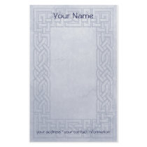 Celtic Shadows Blue stationery by RainbowCards Celtic Shadows Blue stationery