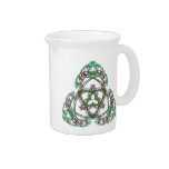 Celtic Shamrock Beverage Pitcher