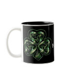 Celtic Shamrock Design 2 Coffee Mug 2