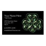 Celtic Shamrock Design 2 Irish Business Card business cards