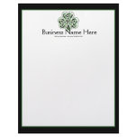Celtic Shamrock Design 2 Letterhead Design 2