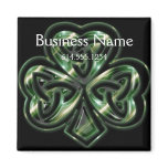 Celtic Shamrock Design 2 Magnet