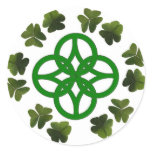 Celtic Shamrock Knot stickers