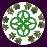 Celtic Shamrock Knot stickers