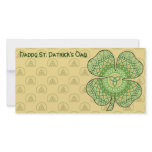 Celtic Shamrock Photo Card
