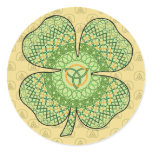 Celtic Shamrock Sticker