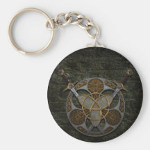 Celtic Shield and Swords Keychains