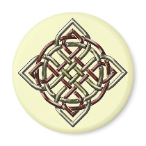 Celtic Shield Knot Magnet by pentagramstar Celtic Shield Knot Magnet