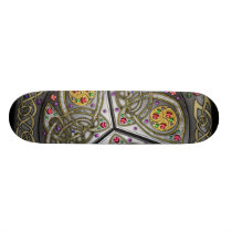 Celtic Shield With Jewels Skateboard skateboards