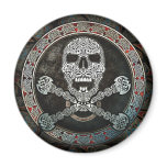 Celtic Skull & Crossbones Magnet