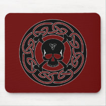Celtic Skull & Crossbones mousepads