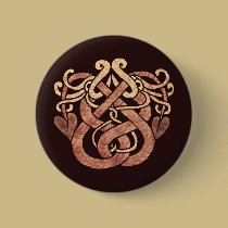 Celtic Snakes buttons