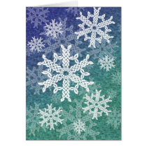 Celtic Snowflakes Greeting Card cards