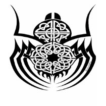 CELTIC SPIDER BLACK t-shirts