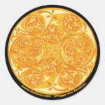Celtic Spiral Art Sticker, Mandala Design #3