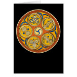 Celtic Spiral Card, Lughnasadh Design