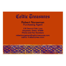 Celtic Square Knots on Paprika Business Cards