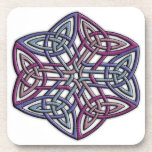 Celtic star beverage coasters