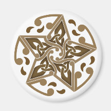 Celtic Star Fridge Magnet