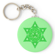 Celtic Star of David Keychain keychains