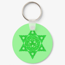 Celtic Star of David Keychain