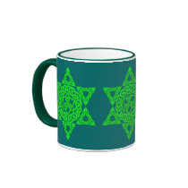 Celtic Star of David Mugs