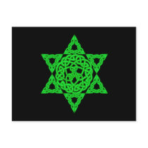 Celtic Star of David Postcard