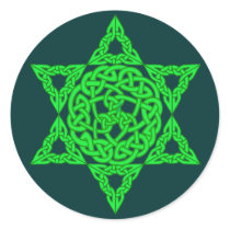 Celtic Star of David Stickers stickers