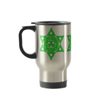 Celtic Star of David Travel Mugs
