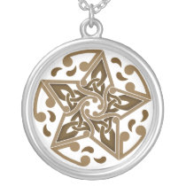 Celtic Star Pendant Necklace necklaces