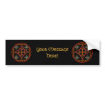Celtic Style Circle Bumper Stickers
