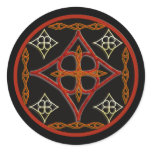 Celtic Style Circle Sticker