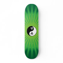 Celtic Sunburst Yin Yang Skateboard by sixteenthkid Celtic Sunburst Yin Yang Skateboard